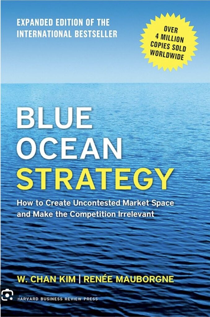 W chan kim and Renee Mauborgne best selling book Blue Ocean strategy