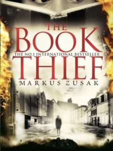 A picture of the cover of "The Book Thief", one of the best books written by Markus Zusak.