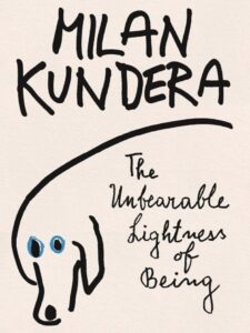 Cover image of The Unbearable Lightness, one of the best books written by Milan Kundra.